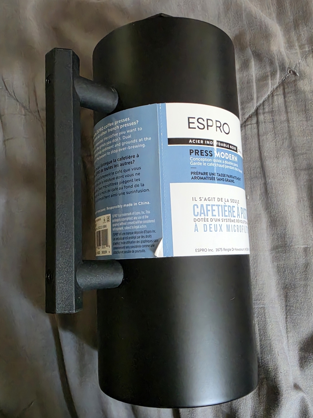 Press Modern P6 French Press Coffee Maker - Black - Picture 3 of 7
